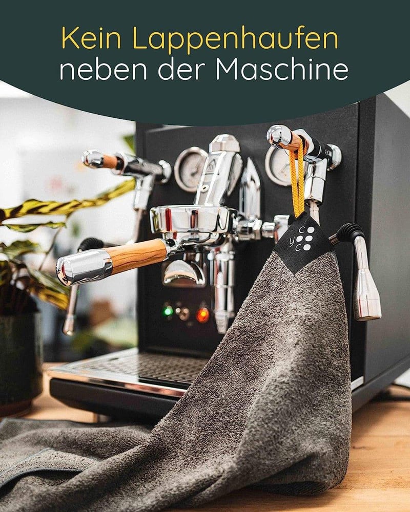 Barista Fekete Tisztítókendő Kávégéphez és Portafilterhez 45x45cm - Újracsomagolt
