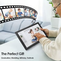 Yontwe 10" Digitális WiFi Képkeret - 1920x1200 Érintőkijelző, 16GB Tárhely, Fotó/Videó/Zene Lejátszás, Azonnali Megosztás Okostelefonról 9
