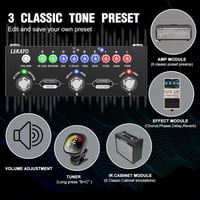 LEKATO gitár multieffekt pedál - 9 erősítő, IR-betöltés, Bluetooth 5.0, felvétel 2