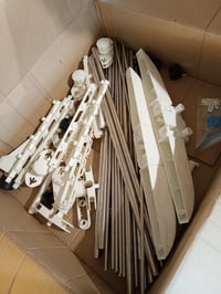 Skladací sušiak na bielizeň PORTENTUM, 5-poschodový, s 24 nerezovými tyčami, 58 vešiakmi, nosnosťou 40 kg a kolieskami 2