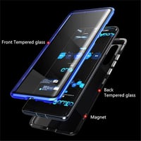 Xiaomi Redmi Note 12 Pro 5G mágneses tok - 360° védelem, ezüst alumínium keret 6