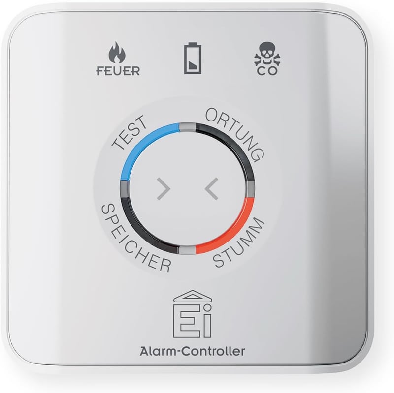 Ei Electronics EI450 AICO Radiolink Tűz és CO Riasztásvezérlő - Teszt/Némítás/Lokalizálás Gombbal, Vezeték Nélküli, Fehér