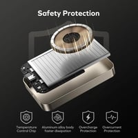 MOMAX 10000 mAh Mágneses Powerbank 20W Vezeték Nélküli Töltő iPhone 16/15/14/13/12 Sorozathoz USB-C Kábellel Hordozható Külső Akkumulátor 9