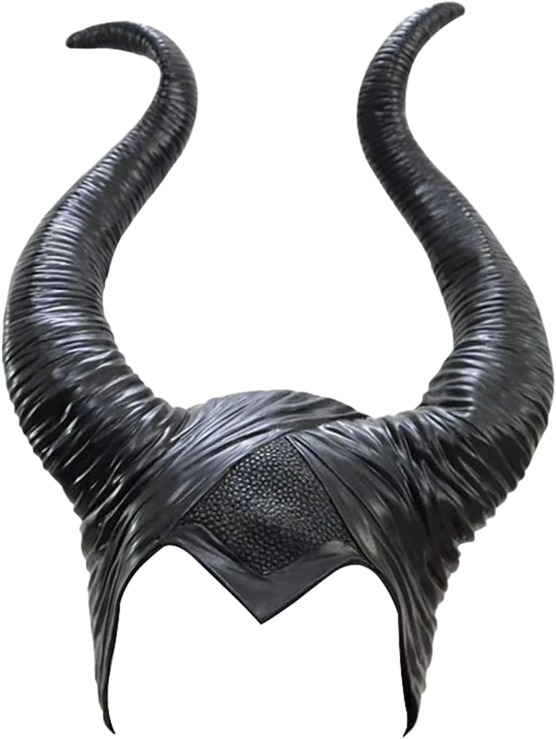 Maleficent Latex Szarvak - Halloween Női Jelmez Fejdísz