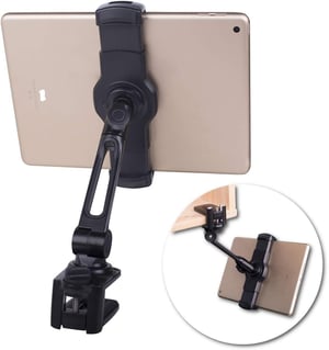 ZenCT Alumínium Tablet Tartó 4.7-12.9 Colos Készülékekhez - iPad Pro/Air, Kindle, Android, Switch Kompatibilis - Fekete Asztali Állvány