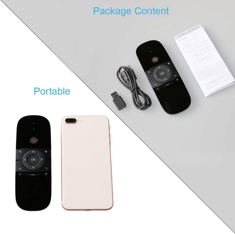 RunSnail 2.4G Légegér Billentyűzettel, IR Tanulófunkcióval Android TV-hez