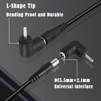 GINTOOYUN USB 2.0 - DC 5V Univerzális Töltőkábel 10 Csatlakozóval, 153 cm - Routerekhez, Hangszórókhoz, Telefonokhoz, Ventilátorokhoz 3