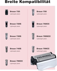 Braun Series 7 borotvafej, 2db - Kompatibilis 720s, 730s, 740s, 750, 760cc modellekkel 4