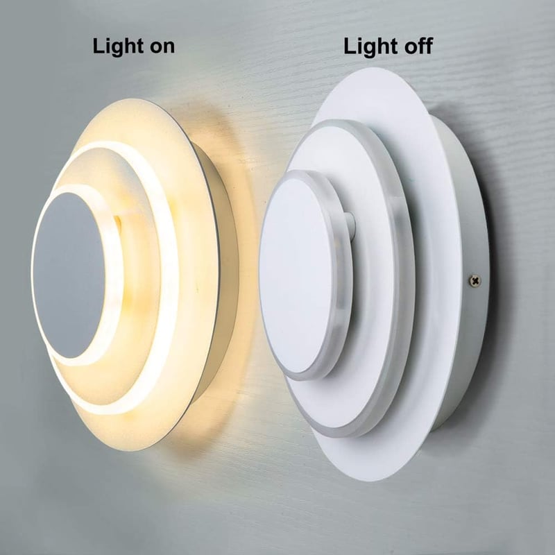 Lampop LED Fali Lámpa 15W - 350° Forgatható Alumínium Spotlámpa, 3000K Meleg Fehér Fény, 25000 Óra Élettartam, Nappali, Hálószoba, Lépcső, E