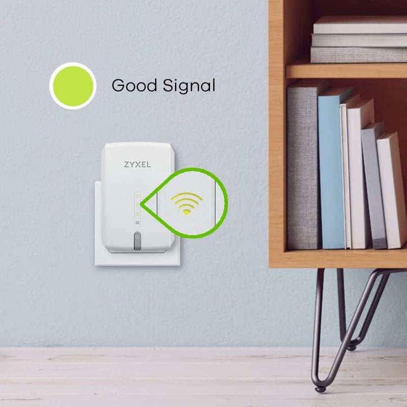 Zyxel NWD6605 Dual Band Vezeték Nélküli WiFi Jelerősítő - 802.11ac, 867 Mbps, Kétsávos, Access Point Mód, Otthoni és SOHO Használatra