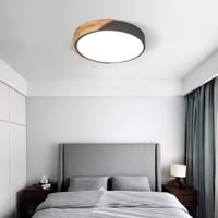 minifair Kerek Háromszínű LED Mennyezeti Lámpa 60cm - Fekete Süllyesztett Kivitel, Távirányítós Fényerőszabályzóval, 24W, 288 Lumen 6