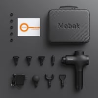 Mebak 3 Masszázspisztoly - 3200 RPM, 12mm Amplitúdó, 5 Fokozat, 7 Fej, Izomfájdalom Enyhítésre, Mély Szöveti Masszírozó, Nyak, Hát, Test 9