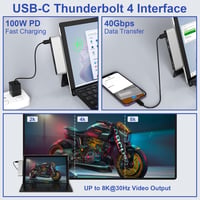 Surface Pro 9 Dokkoló - 4K HDMI, Thunderbolt 4, USB, SD/TF - Tripla Kijelző Támogatás 4