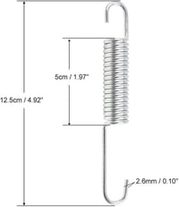 GS125/GN125 Motorkerékpár Oldaltámasz Rugó Szett - 5 db - Sourcing Map 3