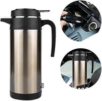 Keenso 12V-os autós vízforraló, 1000ml-es rozsdamentes acél utazóbögre 4