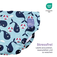 Bambino Mio Újrahasználható Úszópelenka Babáknak és Kisgyermekeknek, Sárgadinnye Mintás, XL Méret (2+ év), Fiúknak-Lányoknak 11