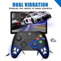 EasySMX vezeték nélküli gamepad PS3/PC/Android/Switch-hez, turbó funkcióval 3