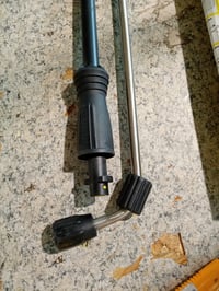 Kärcher szögelt spray lándzsa magasnyomású mosóhoz nehezen hozzáférhető helyekhez fekete használt 3