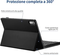 Lenovo Tab P11 (2. gen) 11.5" EasyAcc olasz bluetooth billentyűzetes tok - fekete 7