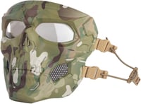 WISEONUS Taktikai Koponya Airsoft Maszk - Teljes Arc Védelem Paintballhoz és Halloweenhez 5