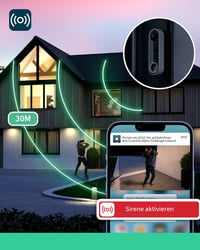 Arlo Essential Vezeték Nélküli Videó Kaputelefon - WiFi, 1536p Felbontás, 180° Látószög, Éjjellátó, Okostelefonról Vezérelhető, Fehér 9