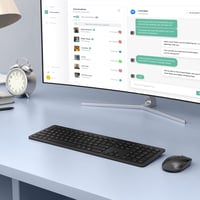 seenda SK38-3 Vezeték Nélküli Billentyűzet-Egér Szett, Ultravékony Újratölthető, Ergonomikus, Szilikon Porvédővel, PC/Laptop/Smart TV, QWERT 7