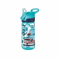 Detská fľaša na vodu Nuby Super Quench 540 ml, modrá, s viečkom so slamkou a držadlom, bez BPA, 18+ mesiacov — 1-kusová súprava 2