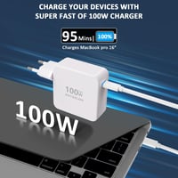 MacBook, Galaxy, Dell kompatibilis 100W GAN USB-C gyorstöltő 2