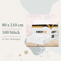 KIBERTIC 100db Fehér Eldobható Masszázságy Lepedő 80x210cm - Kozmetikai Szalonoknak 5