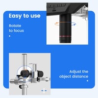 Andonstar AD409 Pro HDMI Digitális Mikroszkóp, 10,1" Képernyő, 300X Nagyítás, USB Elektronikus Kamera PCB Forrasztáshoz, Windows Kompatibili 8