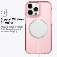 ArtsEvo iPhone 13 Pro Max védőtok - Prémium TPU, 2 méteres ütésállóság, rózsaszín 6