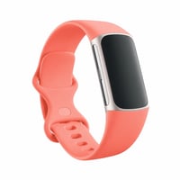 Ceas inteligent de monitorizare a activității Fitbit Charge 6, culoare Coral/Aluminiu Auriu, autonomie baterie 7 zile, Google — fără încărcător (stare: vezi a 2-a imagine) 1