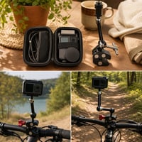 Set za biciklističke snimke: mini zaštitna torbica + 29 cm Magic Arm s hvataljkom 1