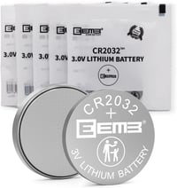 EEMB CR2032 3V lítium gombelem - autókulcs, vércukormérő, távirányító 1