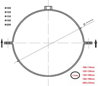 Beekeg Kémény Cső Tartó Bilincs 150mm Fehér Fali Rögzítő Fojtószeleppel Füstcső Szereléshez 2db 2