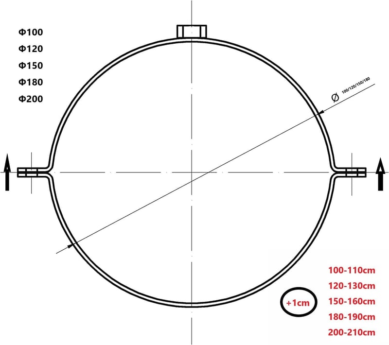 Beekeg Kémény Cső Tartó Bilincs 150mm Fehér Fali Rögzítő Fojtószeleppel Füstcső Szereléshez 2db
