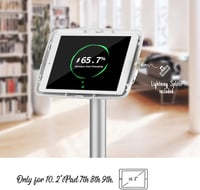 Beelta BSF302T iPad Állvány - 120° Forgatható Tablet Tartó 10.2" iPad 7/8/9 Modellekhez, Alumínium Rúd, Fém Talp, Lopásgátló Zár

AI: I've c 6