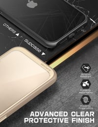 iPhone 13 Pro Vékony Ütésálló Szilikon Tok - Púderrózsaszín, Átlátszó 5