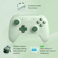 8bitdo Ultimate 2C Vezeték Nélküli Kontroller PC és Android Eszközökhöz - 1000 Hz-es Válaszidő, Hall-Effekt Joystick, Programozható Gombok,  2