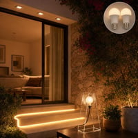 Esti fényvarázs: 3 db LED spot + 2 m LED szalag + üveggömb lámpa + 2 db E27 LED izzó 1