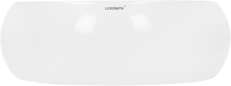 ECD Germany Kerek Mosdókagyló - 350 x 120 mm - Fehér Kerámia - Modern Fürdőszobai Mosdó - Padlóra Szerelhető - Lefolyó Nélkül