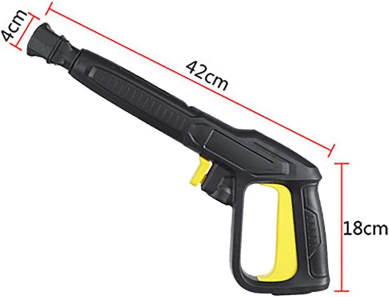 KATSU Tools Magasnyomású Mosópisztoly Karcher K2 K3 K4 K5 K6 K7 Sorozathoz - 200 Bar Gyorscsatlakozós Rendszer Fekete