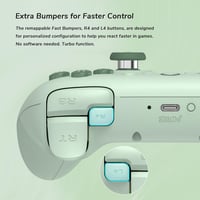 8bitdo Ultimate 2C Vezeték Nélküli Kontroller PC és Android Eszközökhöz - 1000 Hz-es Válaszidő, Hall-Effekt Joystick, Programozható Gombok,  3