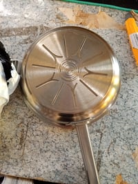 Fissler Original-Profi Collection tava od nehrđajućeg čelika, promjer 24 cm, indukcijska, Novogrill površina za pečenje, s unutarnjom mjernom skalom, rabljeno 3