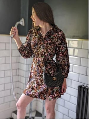 Miss Selfridge cvjetna košulja haljina EUR 38