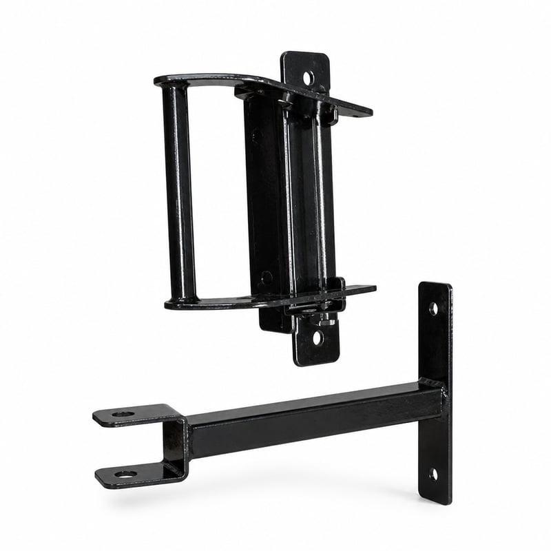 VEVOR Náhradný vyklápací mechanizmus pre záhradný vozík, nosnosť 181 kg, čierna oceľová montážna konzola
