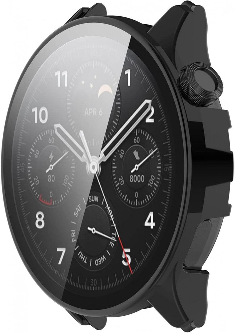 Xiaomi Watch S1 Pro Fekete TPU Védőtok - Teljes Körű Védelem