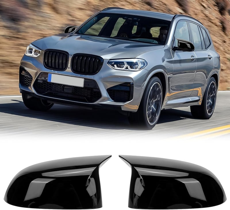 JinsenTGG BMW Tükörborítás Szett X3 G01 X4 G02 X5 G05 X6 G06 X7 G07 Modellekhez 2017-2024 - Külső Visszapillantó Tükör Védőburkolat Csere