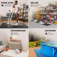 Puzzle rendszerű edzőszőnyeg szett - Fitnesz, jóga és tornagyakorlatok védőalátétje 5