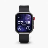 HUAWEI Watch FIT 4 Pro okosóra fekete színben, zafírüveg és titán tok, EKG, GPS, akár 10 napos üzemidő — Használt, kisebb karcokkal 1